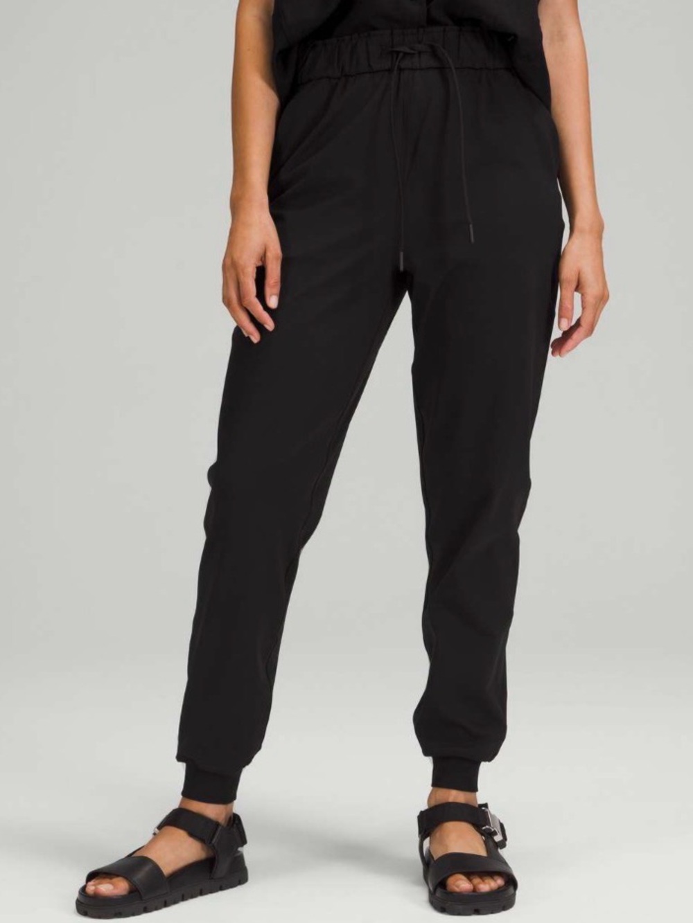 Lululemon Stretch High-Rise Jogger Full Length Black Size 4